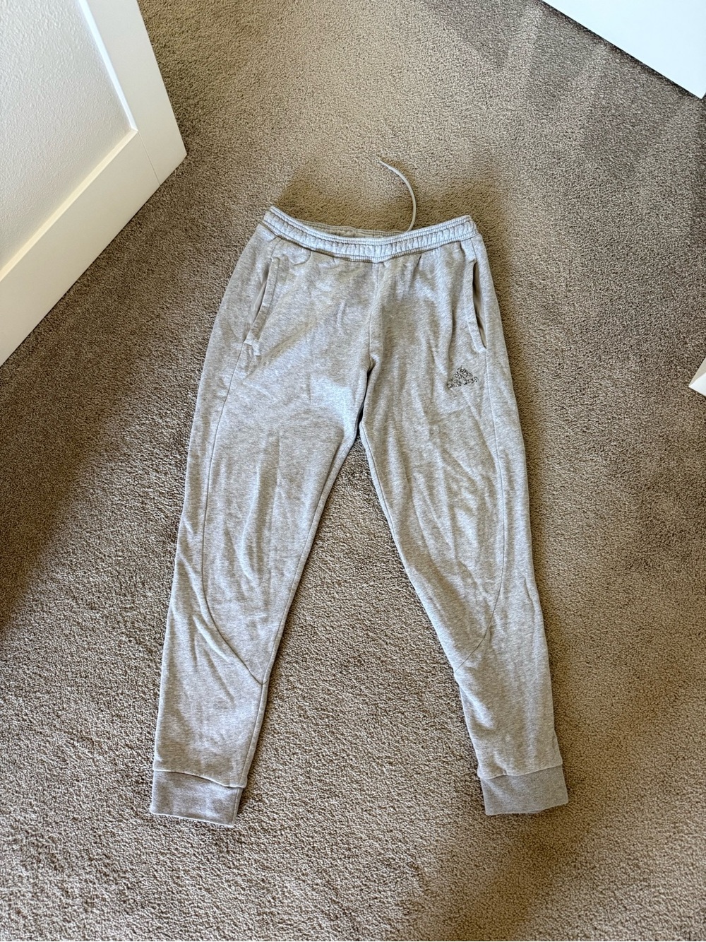 adidas Light Gray Men's Jogger Sweatpants